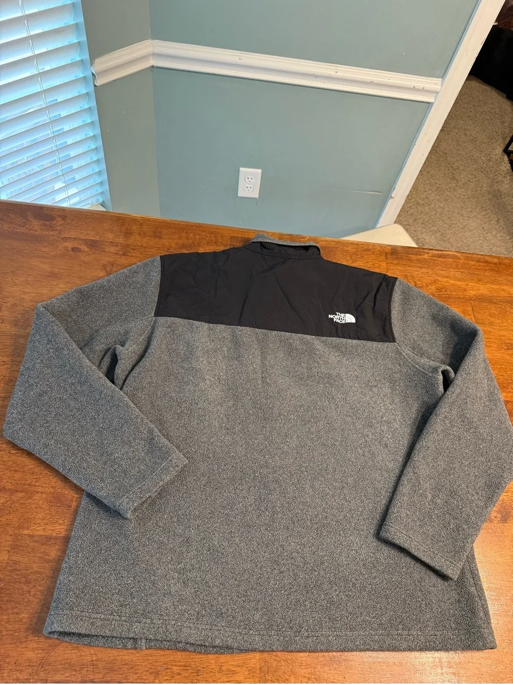 The North Face Men's Highest Peak Full-Zip Heavyweight Fleece Jacket Gray Black